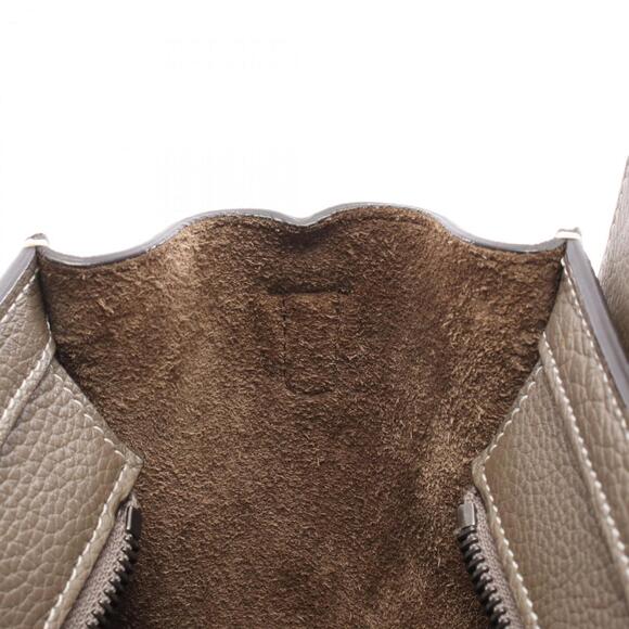 Celine Luggage Nano Shopper Handbag, Leather, Women's, Gray - Picture 5 of 8